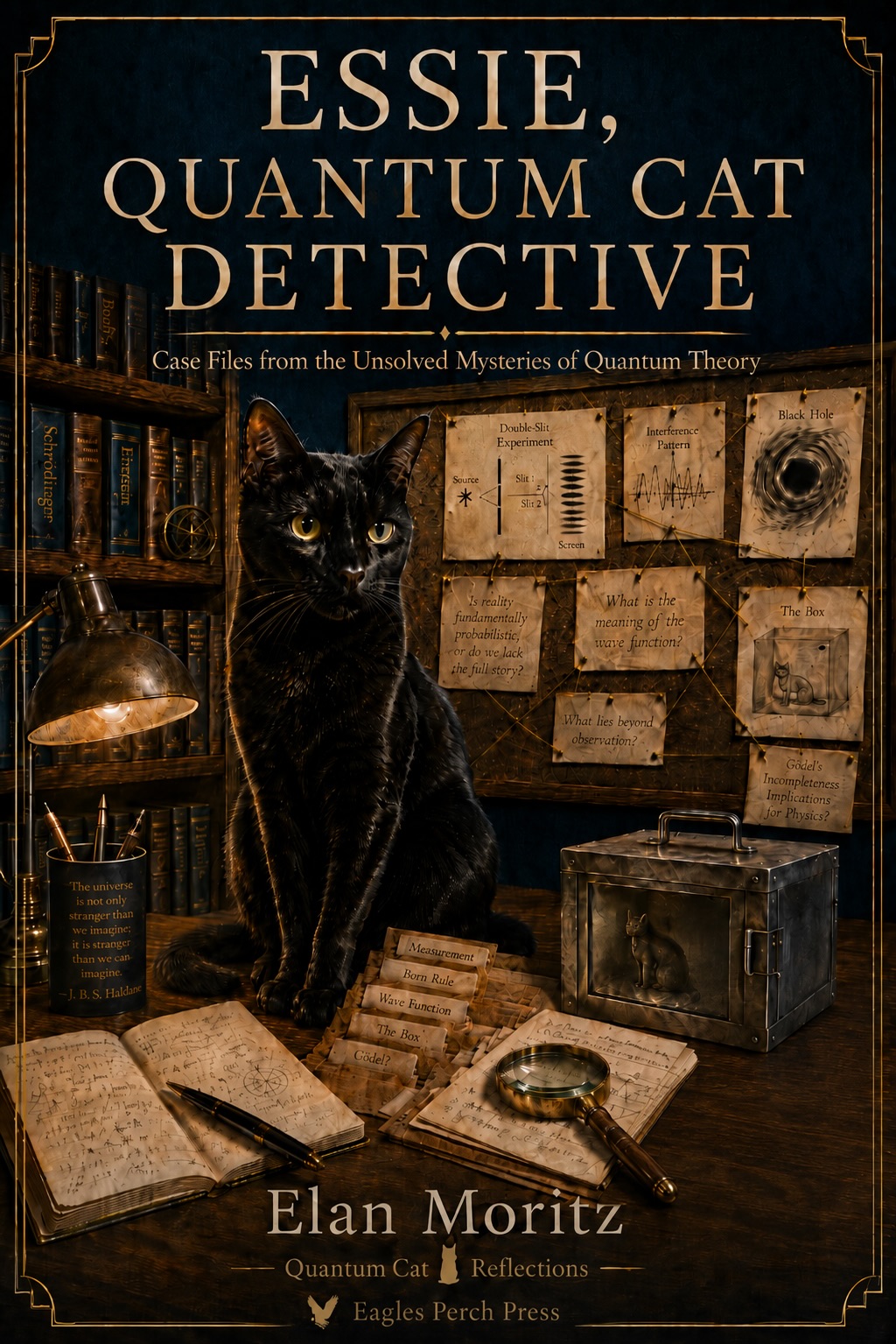 Cover placeholder for Essie, Quantum Cat Detective